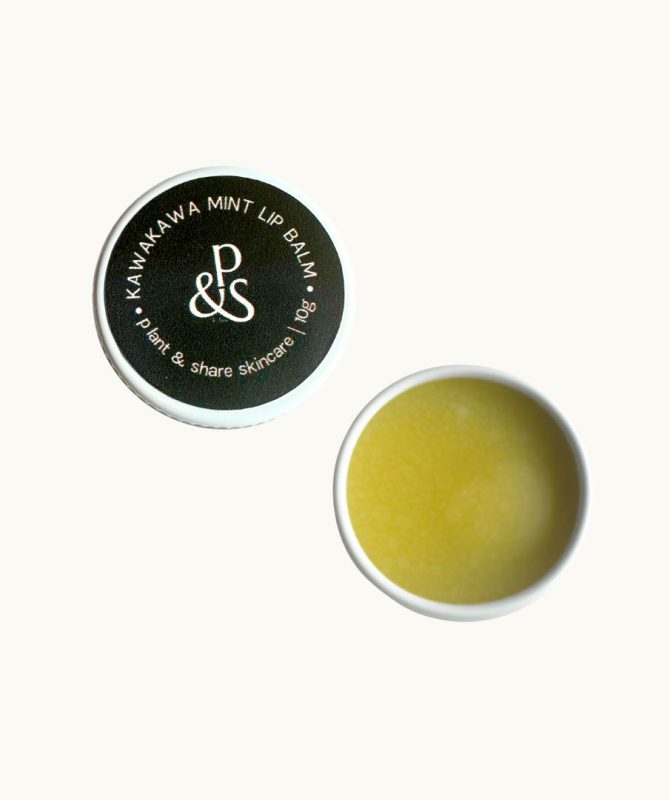 Kawakawa + Mint Lip Balm Pot