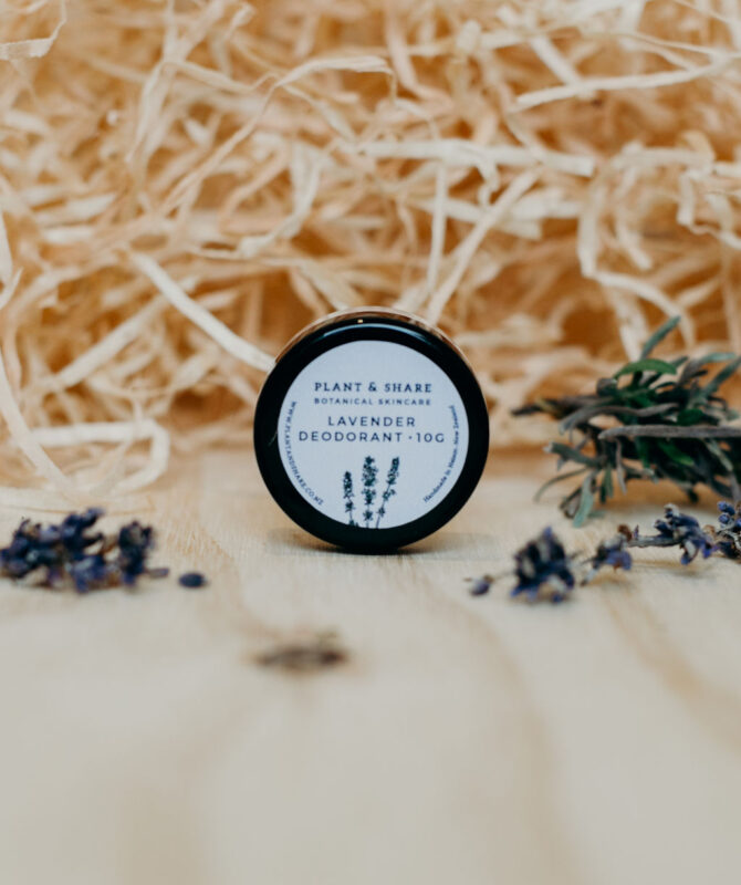 lavender deodorant sample pot - natural deodrants range