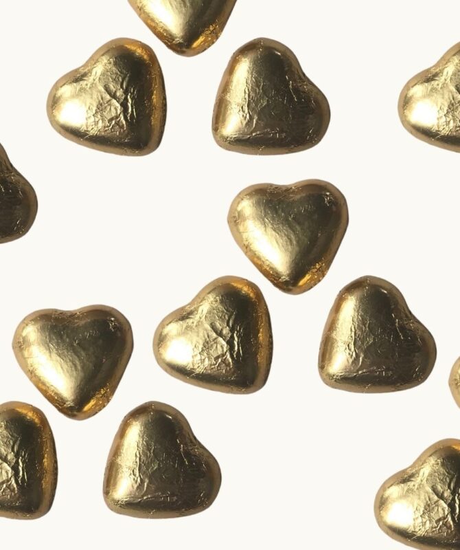 Gold Chocolate Hearts 7
