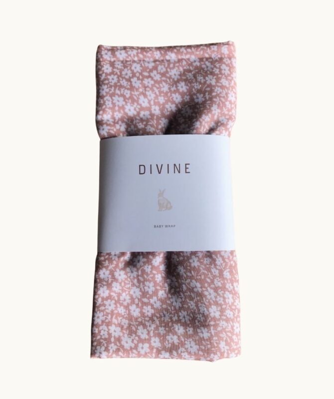 Baby Swaddle Wrap – Pink Daisy