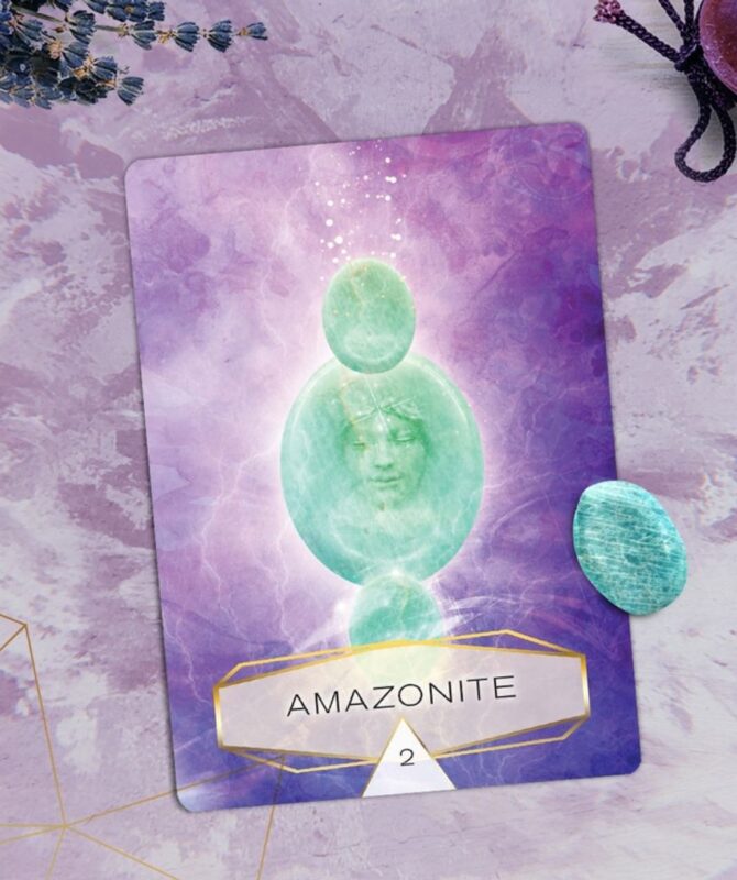 the crystal spirits oracle colette baron-reid amazonite