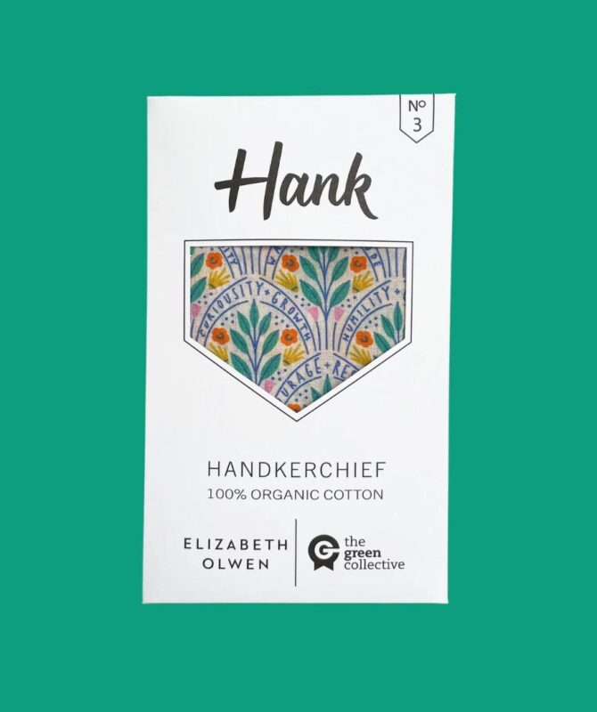 Hank Cotton Handkerchief – Joy By Elizabeth Olwen