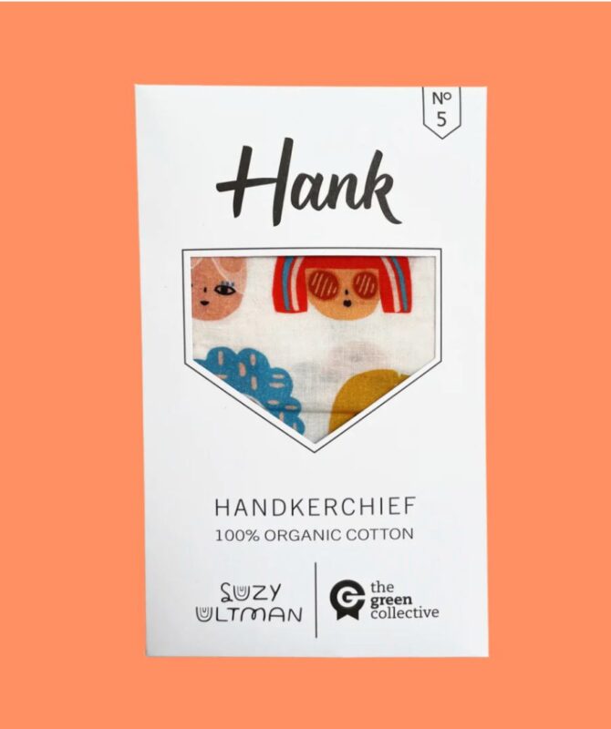 Hank Cotton Handkerchief – Friends Parader By Suzy Ultman