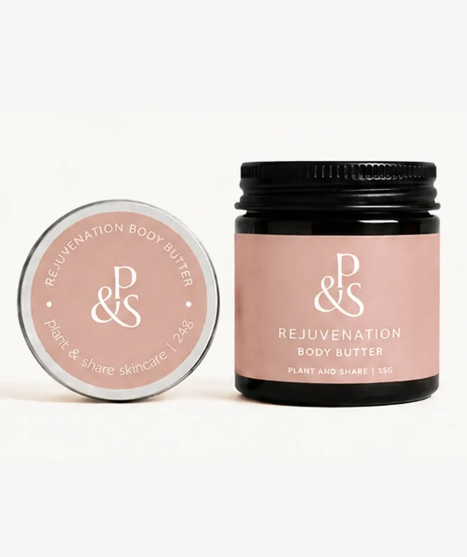 Rejuvenation Body Butter | Organic Rosehip & Shea Body Butter for Dry Skin